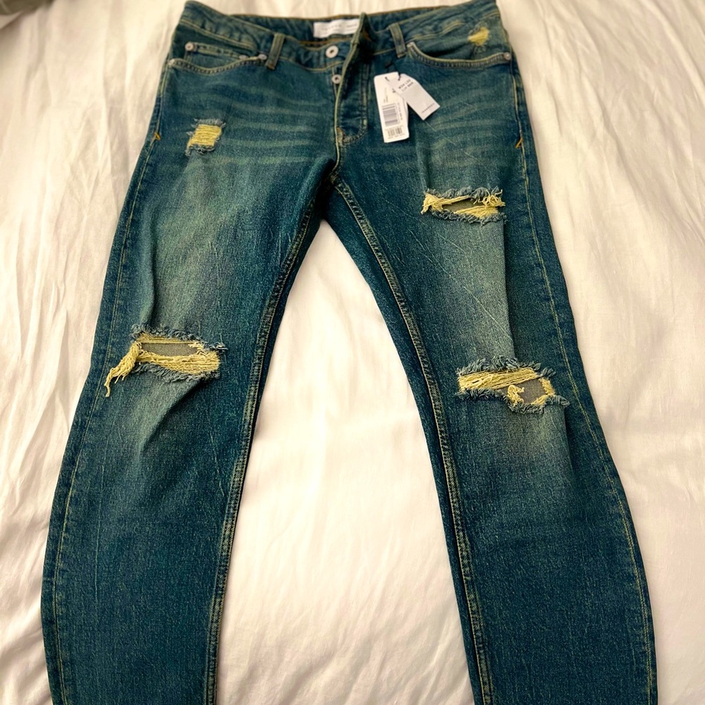 Brand New Topman Stretch Skinny Jeans with tags still on Size 34